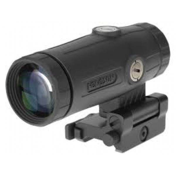Holosun HM3X 3x Flip Magnifier with Weaver-Style Lower 1/3 Co-Witness Mount Matte